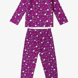 Pijama Infantil Feminino Estapado Roxo