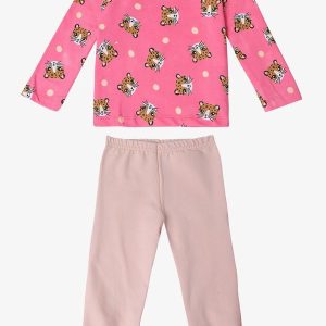 Pijama Infantil Feminino Rosa