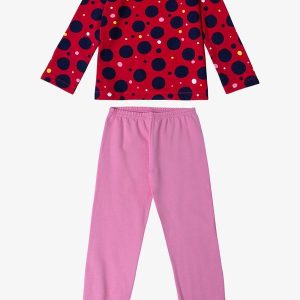 Pijama Infantil Feminino Vermelho