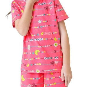 Pijama Infantil Menina Curto Malwee 1000122802 Dm95b-Rosa