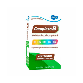 Polivitamínico Complexo B 100 Comprimidos Revestidos