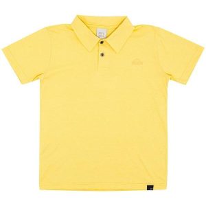 Polo Piquet com Elastano Amarelo