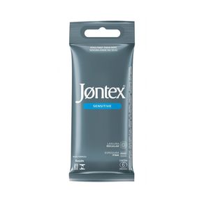 Preservativo Camisinha Jontex Sensitive 6 Unidades