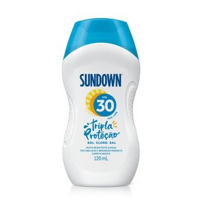 Protetor Solar Corpo e Rosto Sundown Tripla Proteção FPS30 120ml