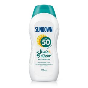 Protetor Solar Corpo e Rosto Sundown Tripla Proteção FPS50 350ml