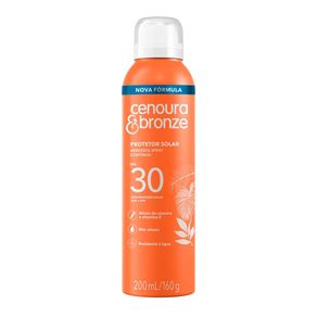 Protetor Solar Corporal Aerossol Cenoura & Bronze FPS30 200ml