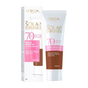 Protetor Solar Facial L'Oreal Paris Solar Expertise Efeito Make-Up FPS70 Cor 6.0 30g