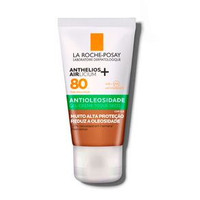 Protetor Solar Facial La Roche-Posay Anthelios Airlicium Antioleosidade FPS80 Cor 5.0 40g