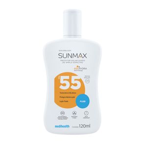 Protetor Solar Sunmax Fluid Rosto e Corpo FPS55 120ml