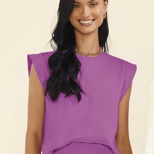 Regata Feminina Muscle Tee Texturizada Rosa
