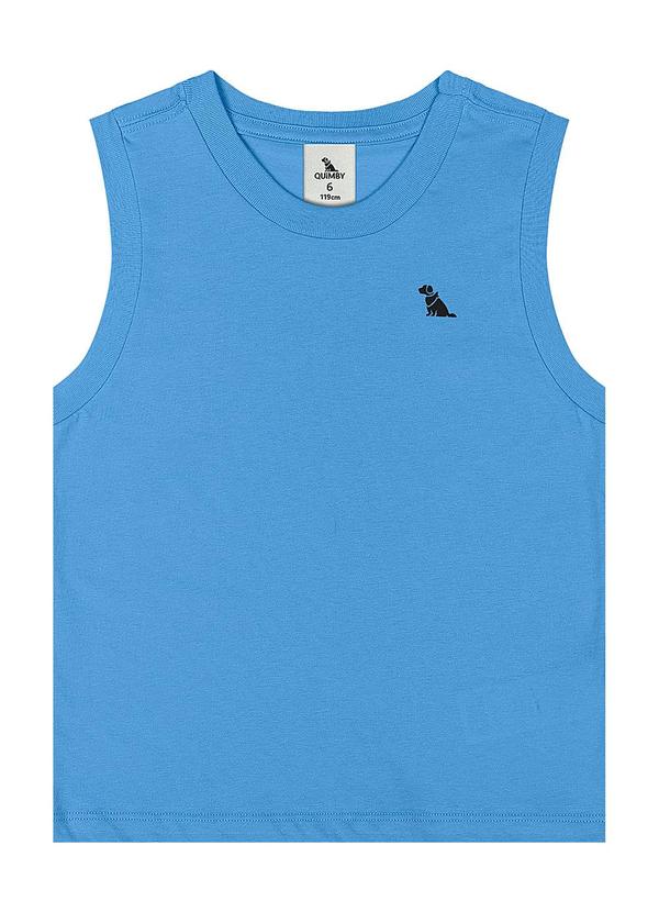 Regata Menino Meia Malha Azul