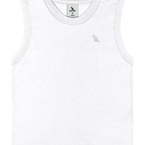 Regata Menino Meia Malha Branco