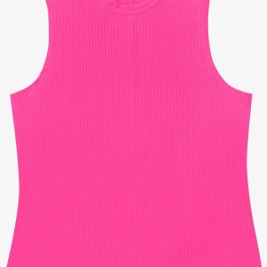 Regata Plus Size em Ribana Rosa