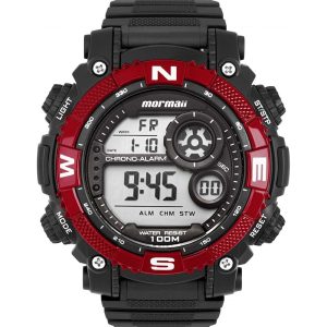 Relógio Digital Mormaii Masculino MOLCDAAXR/8R