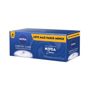 Sabonete em Barra Nivea Creme Care 6 Unidades 90g