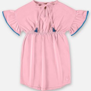 Saída de Praia Infantil Fps+50 Rosa
