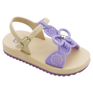 Sandália Infantil Lilás em Material de Pvc