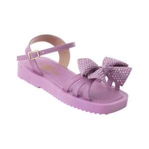 Sandália Infantil Lilás em Sintético