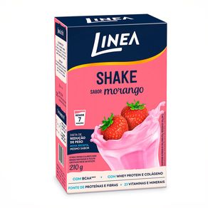 Shake Linea Sabor Morango 210g