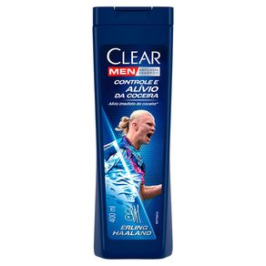 Shampoo Anticaspa Clear Men Controle e Alívio da Coceira 400ml