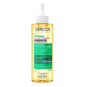 Shampoo Anticaspa Espuma de Limpeza Vichy Dercos Cachos e Crespos 200ml
