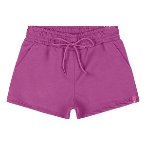 Short Básico Moletom Menina Roxo