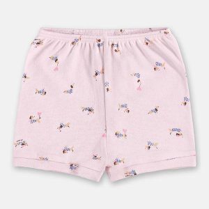 Short Bebê Menina em Suedine Rosa