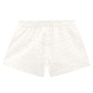 Short Infantil Menina Básico Off White