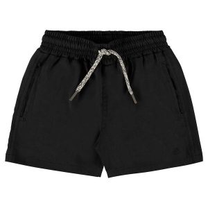 Short Infantil Menino em Poliéster Preto