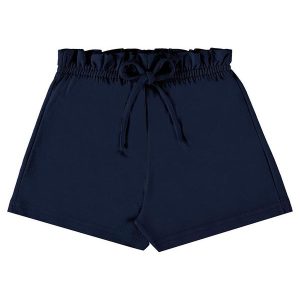 Short Infantil em Moletom Azul