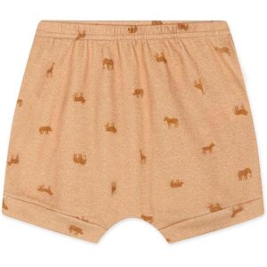 Short com Amora Bebê Unissex Laranja