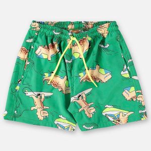 Short para Menino em Microfibra Verde