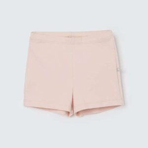 Shorts Curto Basico Infantil Menina Rosa
