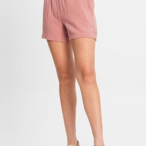Shorts Feminino Linho Rosa