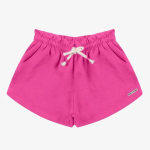 Shorts Feminino Moletom Rosa