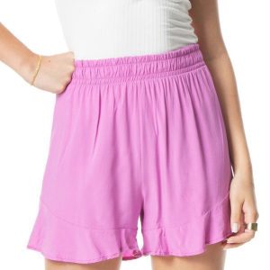 Shorts Feminino Viscose Roxo