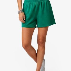 Shorts Feminino em Plush Verde