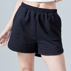 Shorts Moletom Eco Feminino Preto