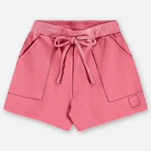 Shorts Moletom Infantil Finino Rosa