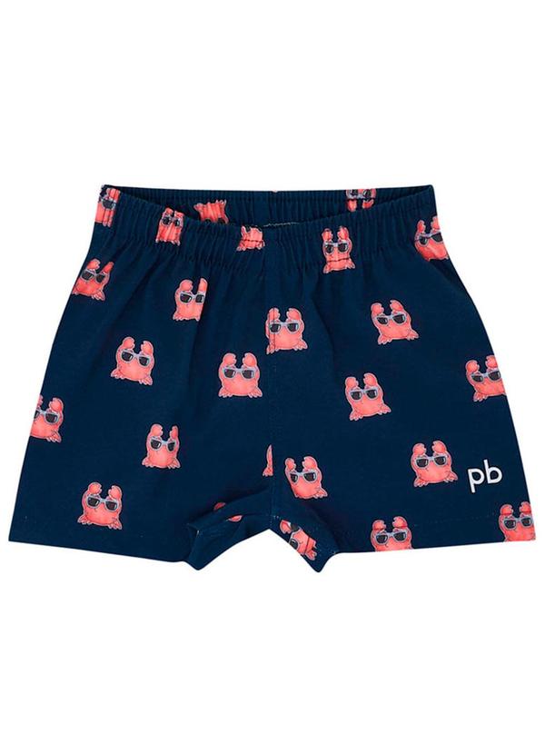 Shorts Nylon Menino Azul