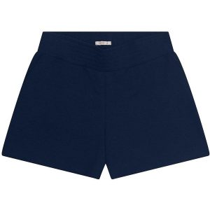 Shorts Plus Size em Piquet Verona Azul