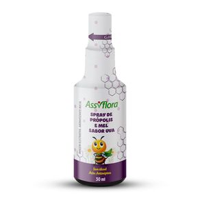 Spray de Própolis e Mel Assiflora Kids Sabor Uva 30ml
