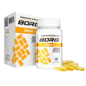 Suplemento Alimentar Borg Ômega 3 120 Cápsulas