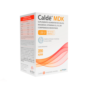 Suplemento Alimentar Caldê MDK 1.000UI 60 Comprimidos Revestidos