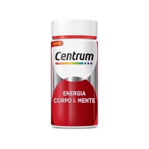 Suplemento Alimentar Centrum Energia Corpo & Mente 60 Cápsulas Moles