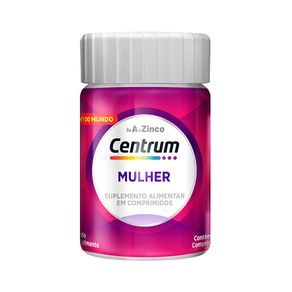 Suplemento Alimentar Centrum Mulher De A a Zinco 30 Comprimidos
