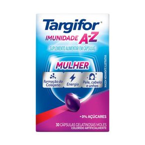 Suplemento Alimentar Targifor Imunidade A-Z Mulher 30 Cápsulas