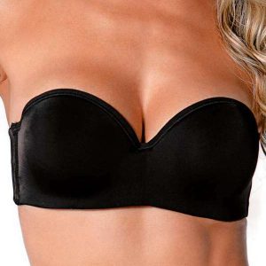 Sutiã Bustiê com Aro e Bojo Vertigem Demillus 67858 27-Preto