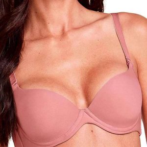 Sutiã com Aro e Bojo Hope 2481 Taça a Rln-Rosa-Collant