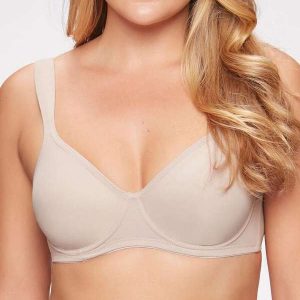 Sutiã com Aro e sem Bojo W Shape Triumph 24814 Taça D 48-Mink